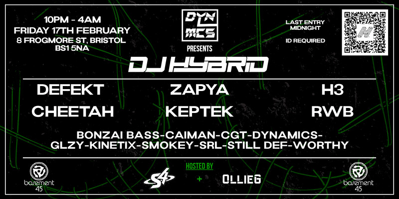 DYNMCS Presents DJ HYBRID at Basement 45