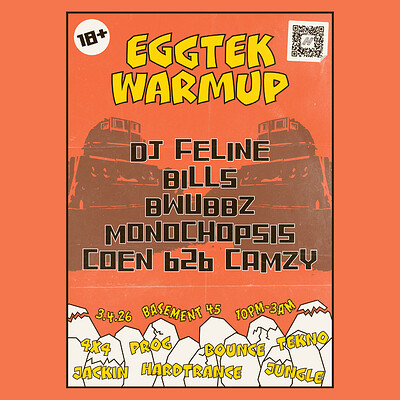 EGGTEK WARMUP at Basement 45