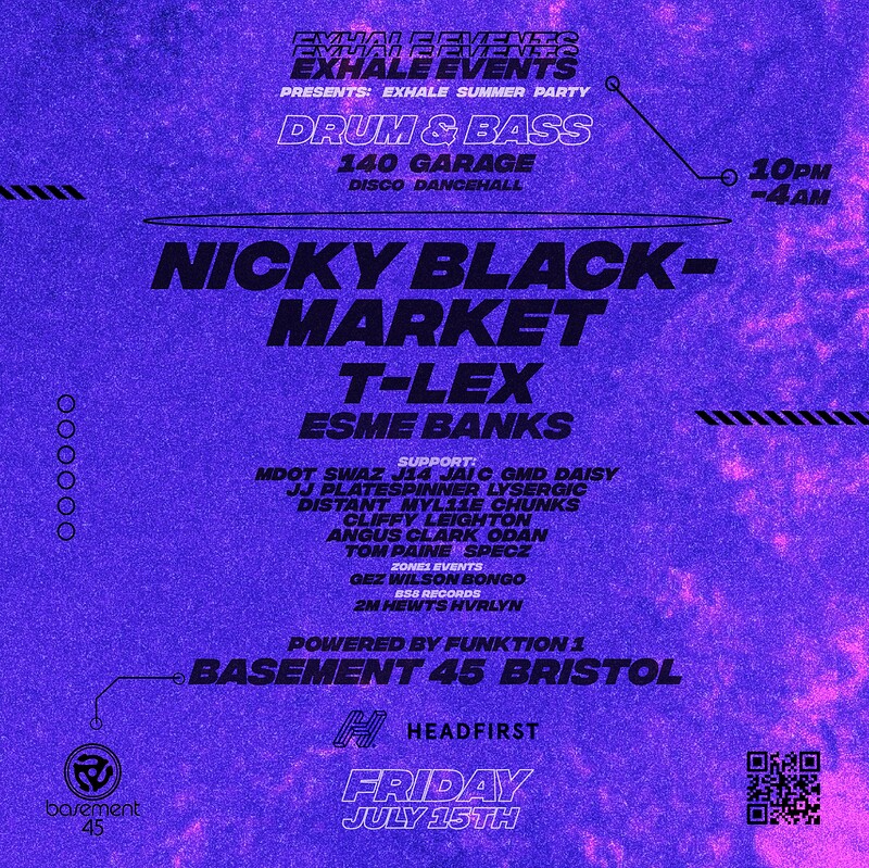 EXHALE SUMMER PARTY at Basement 45
