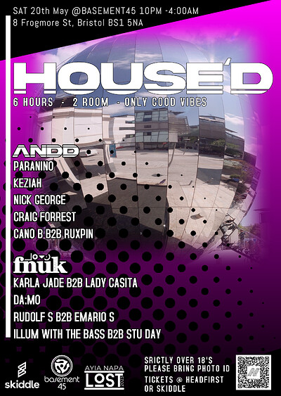 House'D Ayia Napa Pre Party at Basement 45