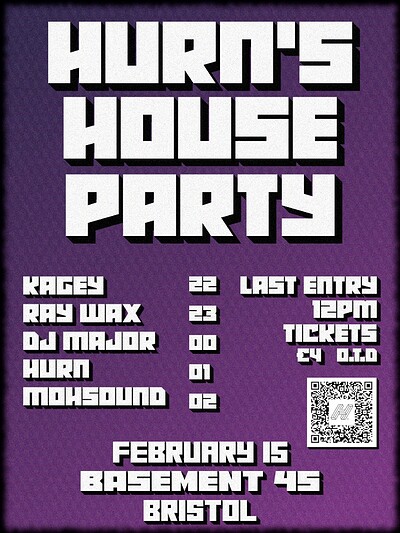 HURN's HOUSE PARTY at Basement 45
