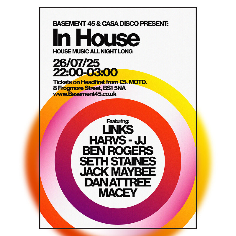 In House w/ Casa Disco at Basement 45