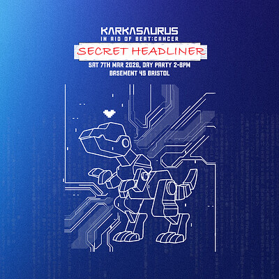 Karkasaurus in aid of Beat:Cancer at Basement 45