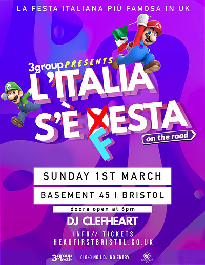 L'Italia S'è Festa - On The Road at Basement 45