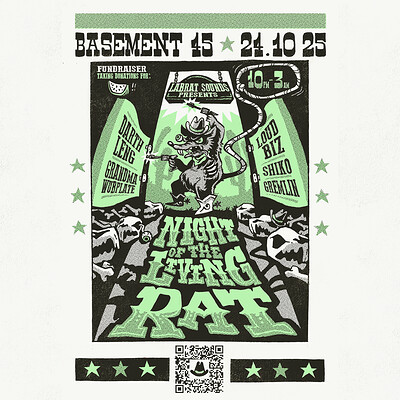 LABRAT SOUNDSYSTEM: Night Of The Living Rat at Basement 45