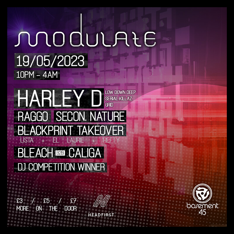 Modulate presents: Harley D at Basement 45