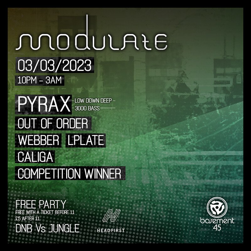 Modulate prevents: Jungle vs DNB at Basement 45