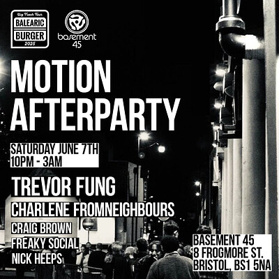 Motion Afterparty at Basement 45