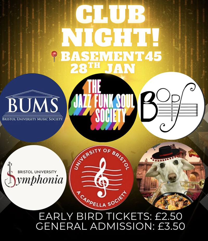 Music Society Club Night at Basement 45