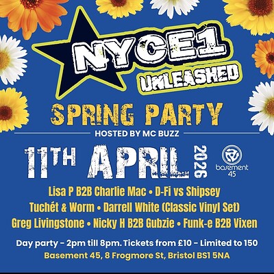 Nyce1 Unleashed - Daytime Spring Party at Basement 45
