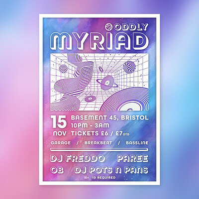 ODDLY:MYRIAD at Basement 45