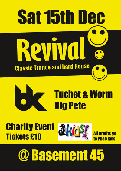 Revival Charity Christmas Party at Basement 45