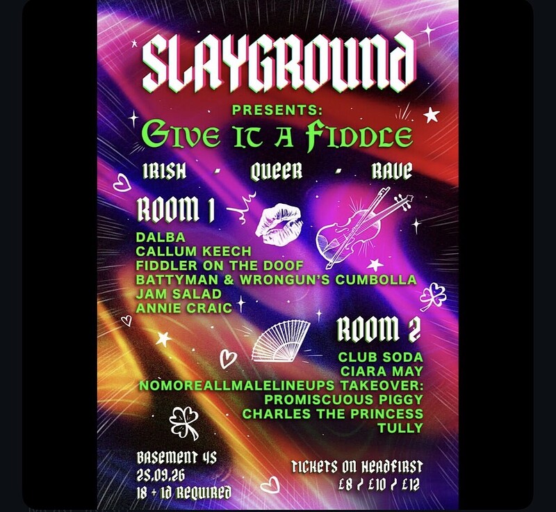 Slayground Presents: Give it a Fiddle at Basement 45