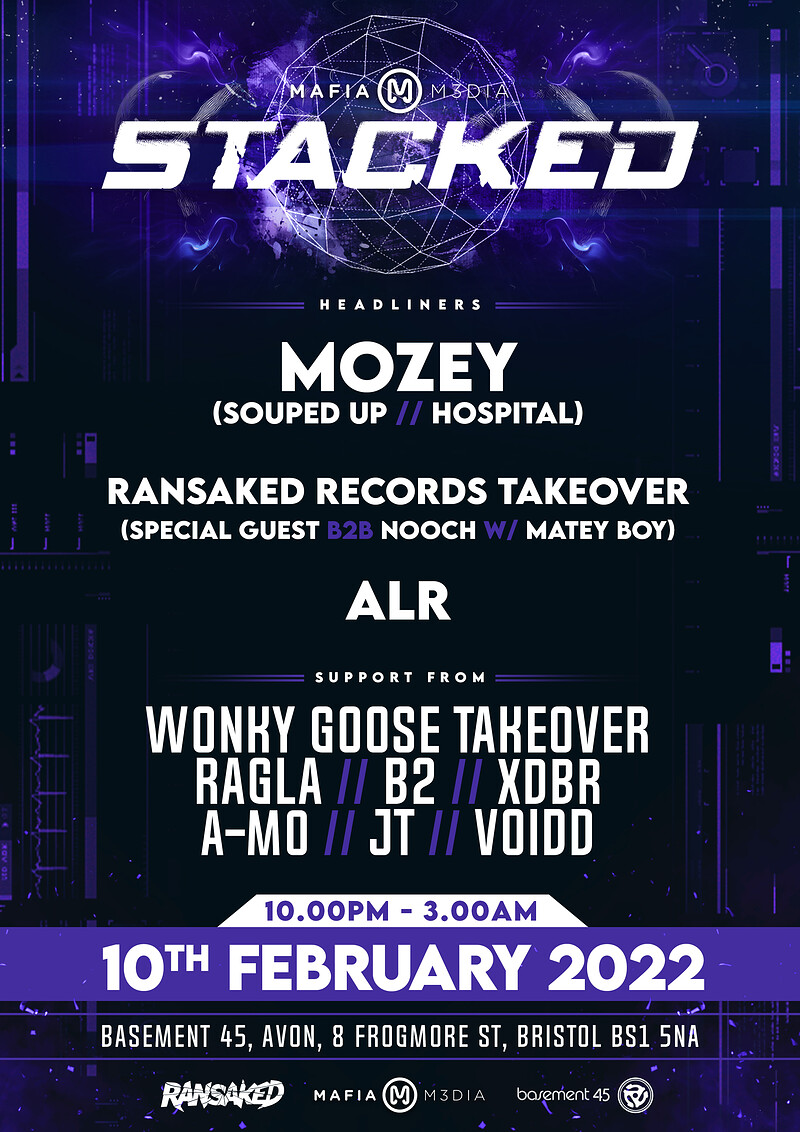 Stacked Presents MOZEY at Basement 45