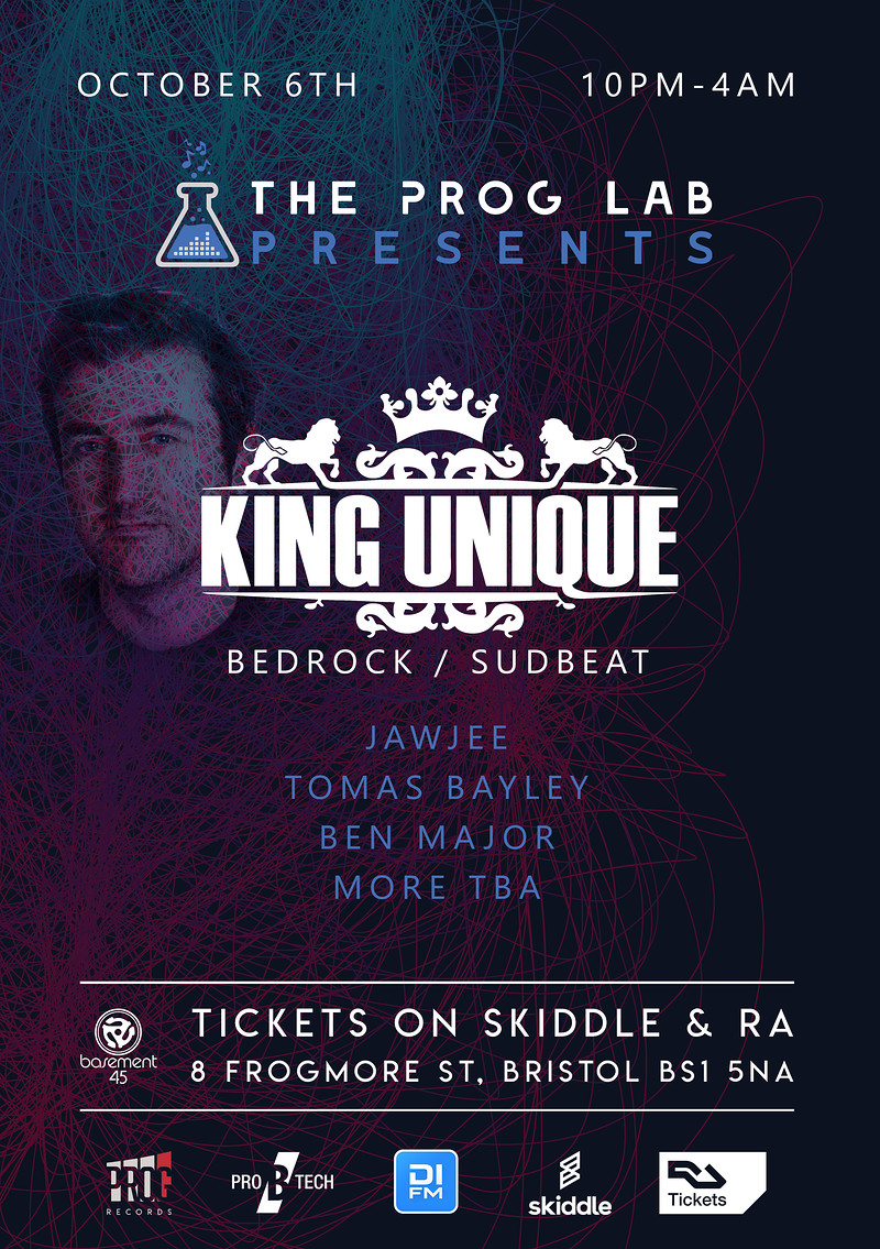The Prog Lab Presents King Unique at Basement 45