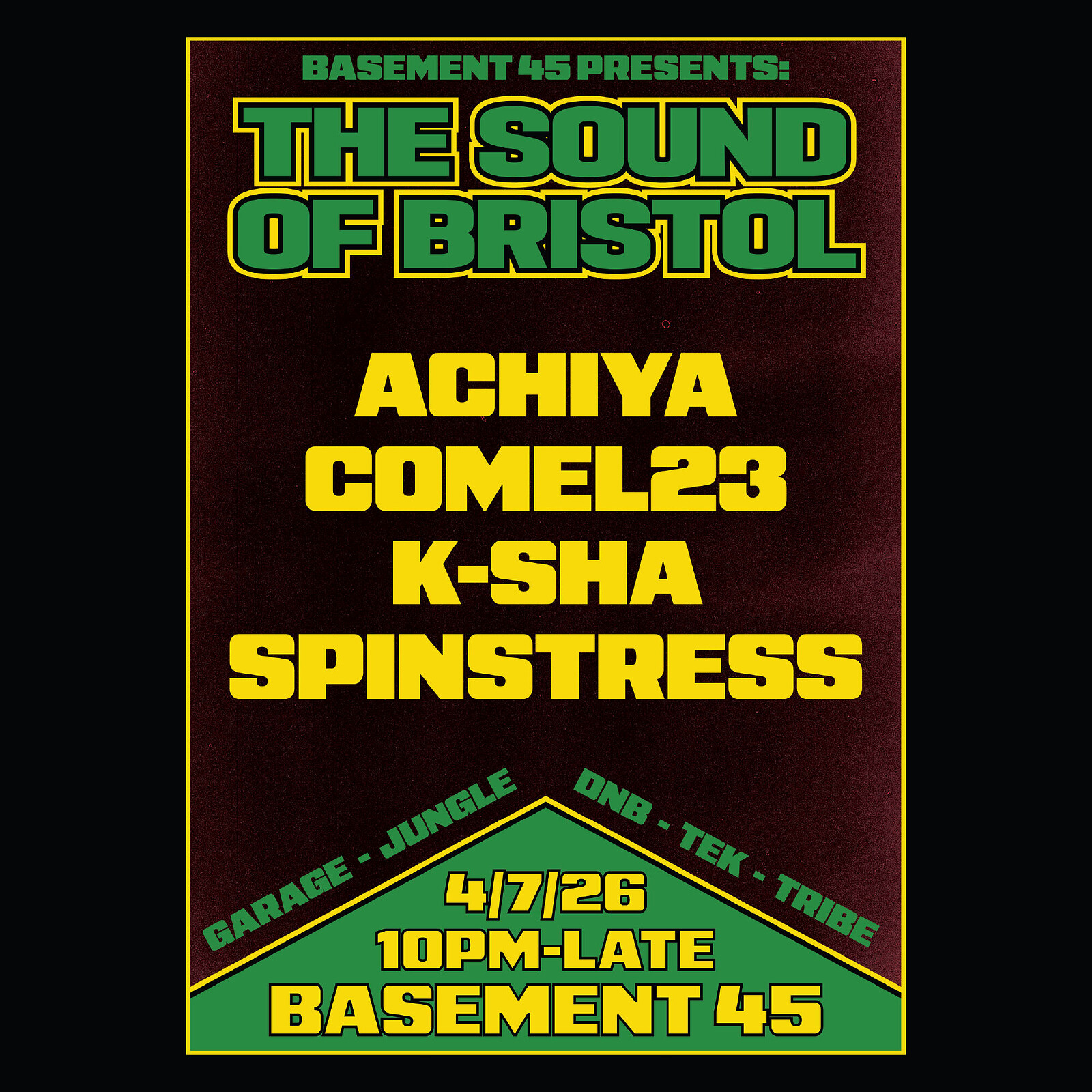 THE SOUND OF BRISTOL at Basement 45