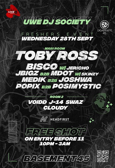 The UWE Collective Freshers Ball at Basement 45