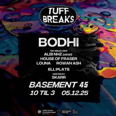 Tuff Breaks Presents: Bodhi at Basement 45