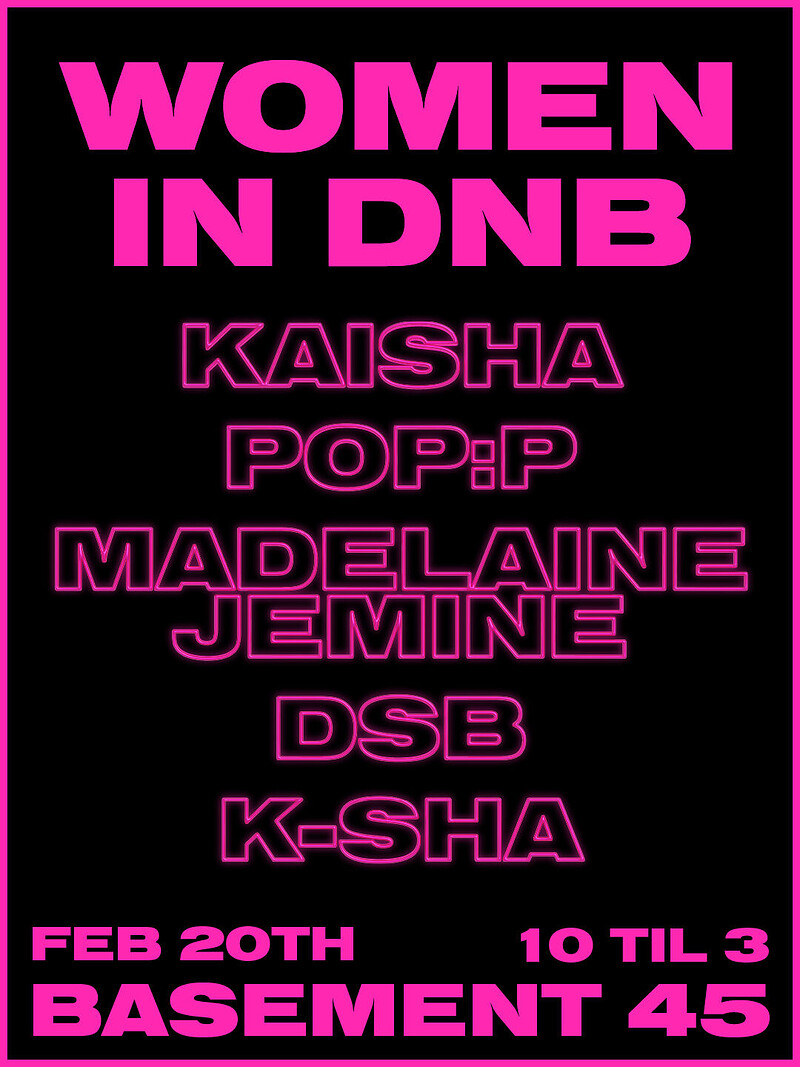 WOMEN IN DNB at Basement 45