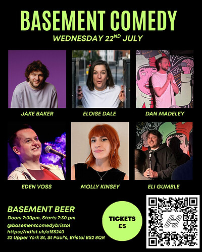 Basement Comedy at Basement Beer