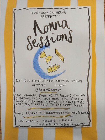 Two Trees Catering Presents: Nonna Sessions at Batches Bakery