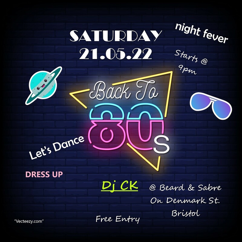 80's Dance Party at Beard and Sabre