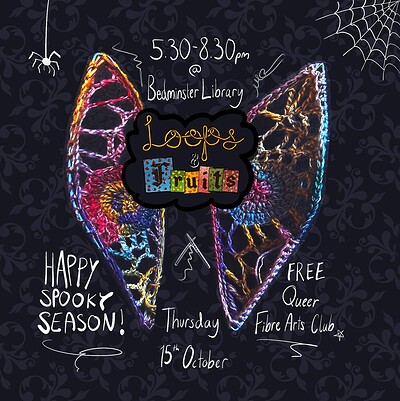 Loops & Fruits QUEER Fibre Arts Club at Bedminster Library