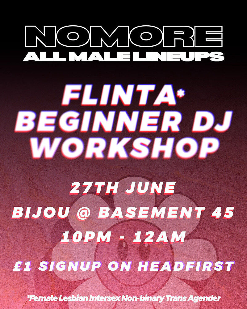 FLINTA beginner DJ workshop at Bijou @ basement 45
