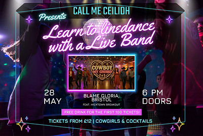 Cowboy My Choreo - Learn to Line Dance with a Band at Blame Gloria