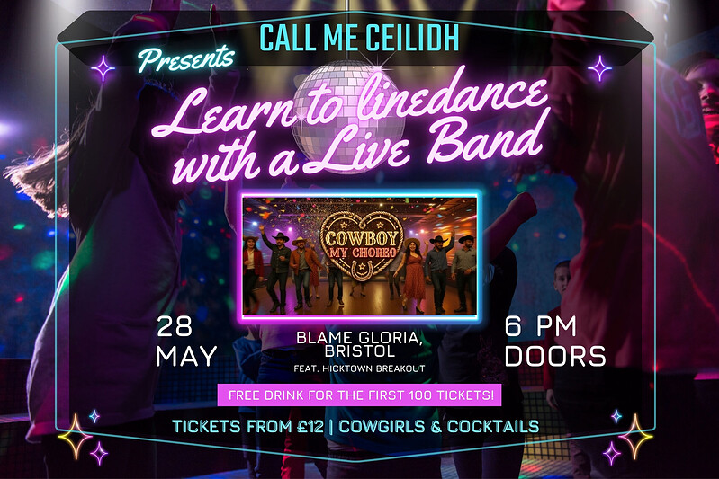 Cowboy My Choreo - Learn to Line Dance with a Band at Blame Gloria