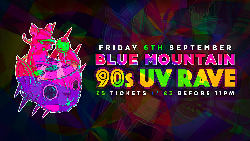 Blue Mountain 90's UV Rave at Blue Mountain