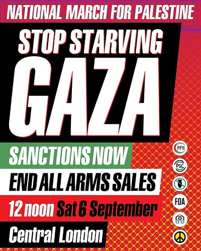 Bath coach to National Demo for Palestine at Bog Island Bath