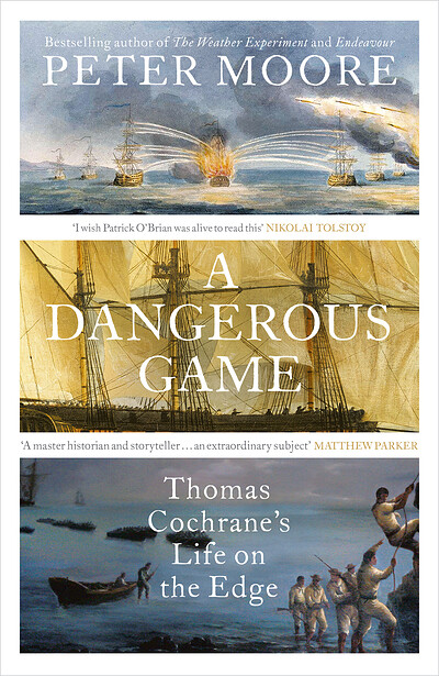 A Dangerous Game: Thomas Cochrane's Life on the Edge launch with Peter Moor at Bookhaus
