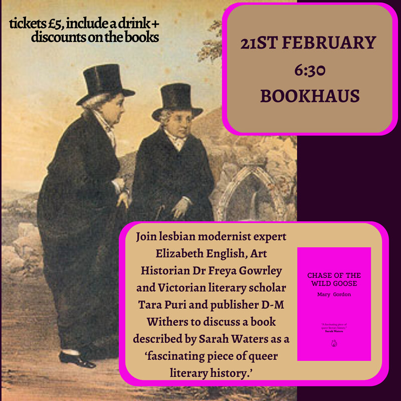 Chase of the Wild Goose – A  Queer Cult Classic at Bookhaus