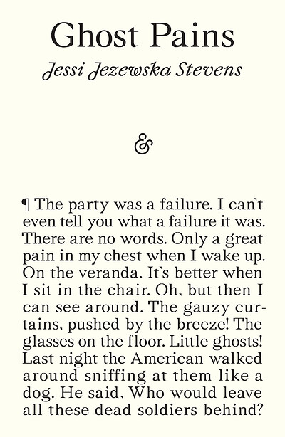Ghost Pains launch at Bookhaus