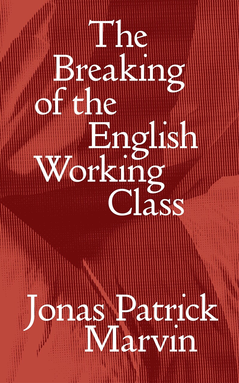 The Breaking of the English Working Class launch with Jonas Patrick Marvin at Bookhaus