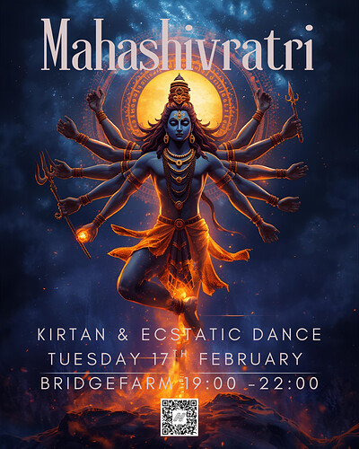 Mahashivratri Kirtan & Ecstatic Dance at Bridge farm