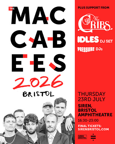 The Maccabees at Bristol Amphitheatre & Waterfront Square
