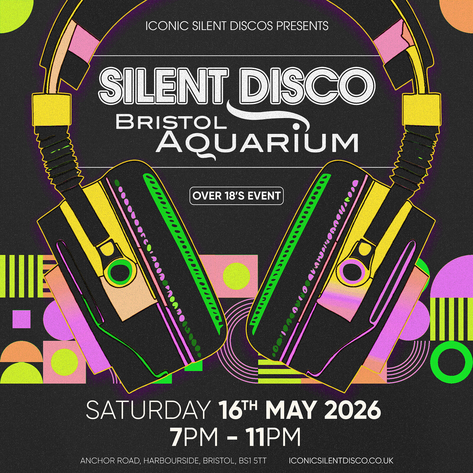 Iconic Silent Discos Presents: Silent Disco at Bristol Aquarium at Bristol Aquarium