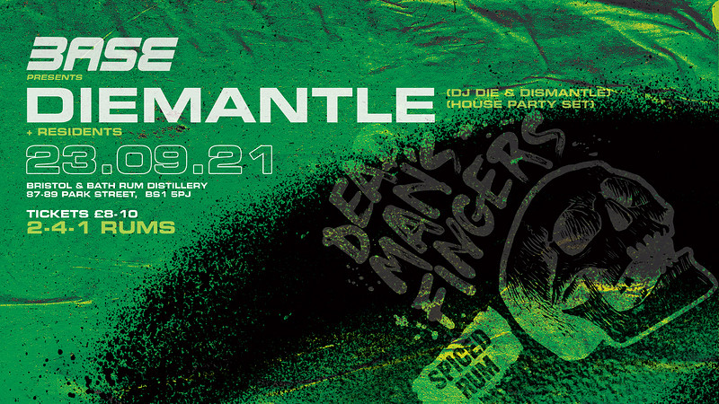 HEADLINER CHANGE DIEMANTLE at Bristol & Bath Rum Distillery