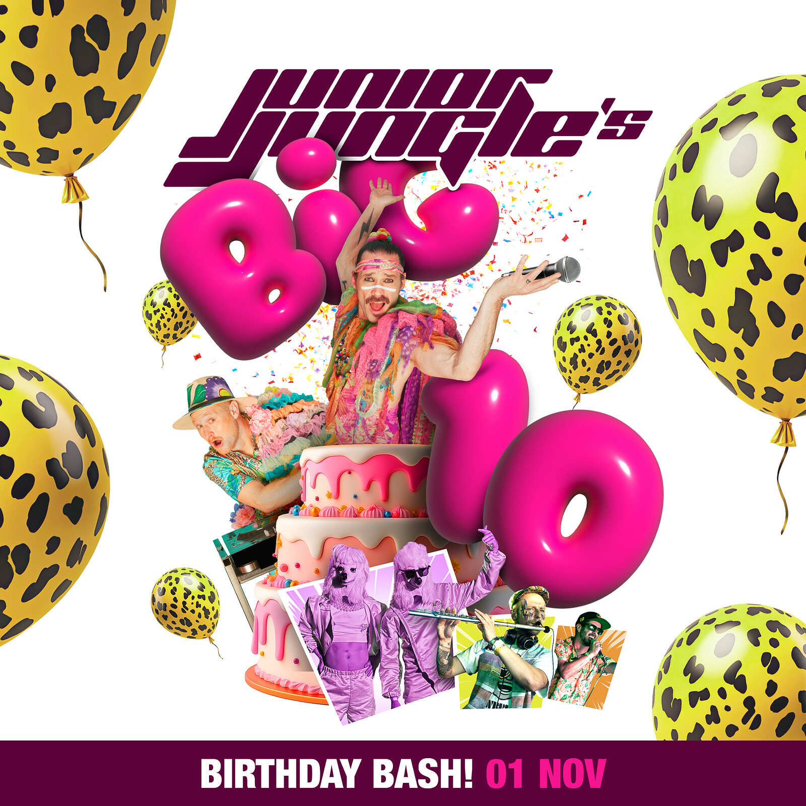 Junior Jungle  + DOGSHOW + Captain Flatcap & Kurnel MC at Bristol Beacon