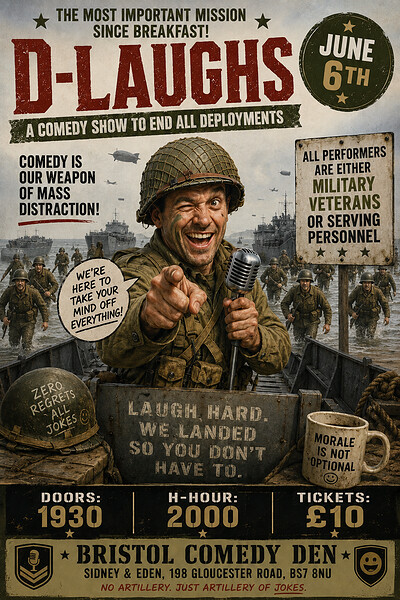 D-Laughs at Bristol Comedy Den