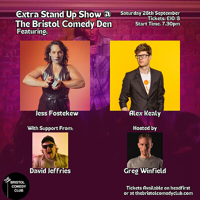 EXTRA STAND UP SHOW at Bristol Comedy Den