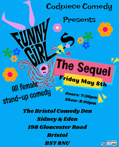 FUNNY GIRLS - The Sequel at Bristol Comedy Den