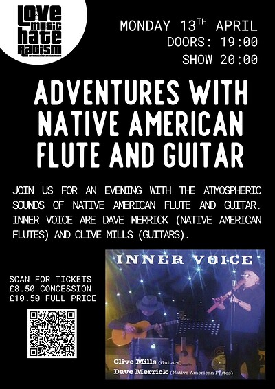 Adventures with Native American Flute and Guitar at Bristol Folk House