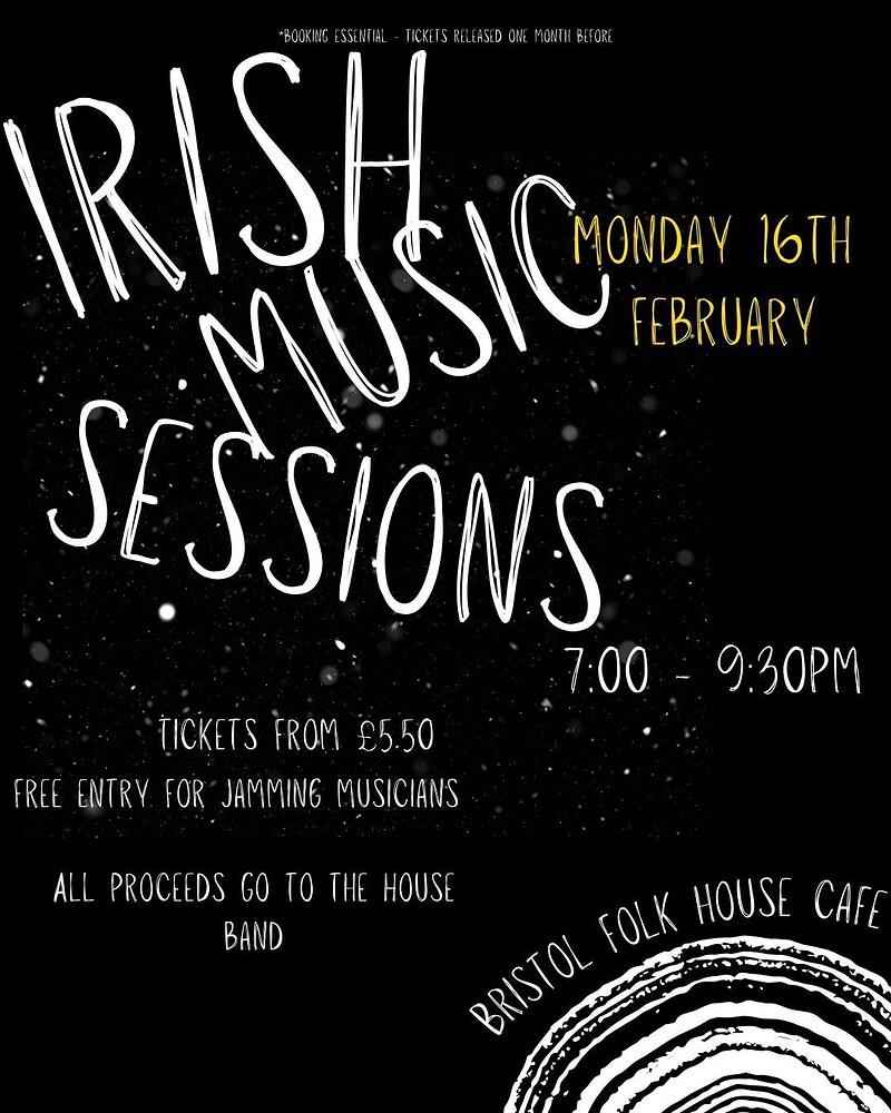 Irish Music Session at Bristol Folk House