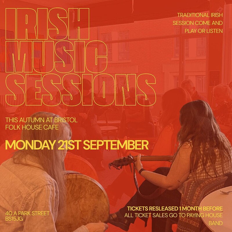 Irish Music Session at Bristol Folk House