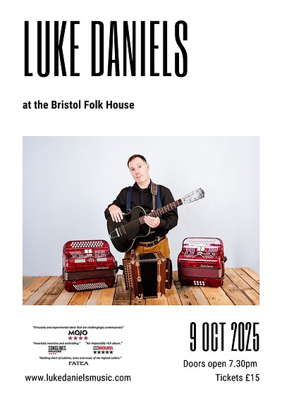 Luke Daniels at Bristol Folk House