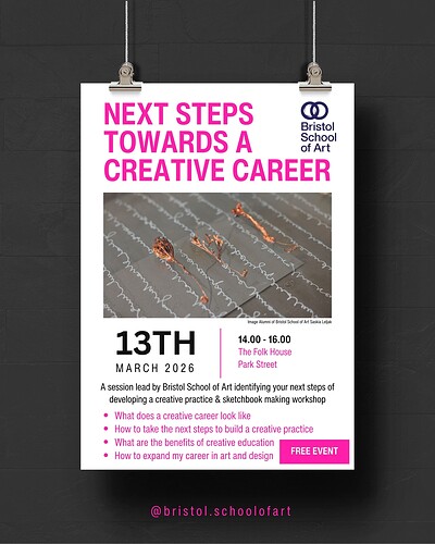 Next Steps Towards a Creative Career at Bristol Folk House