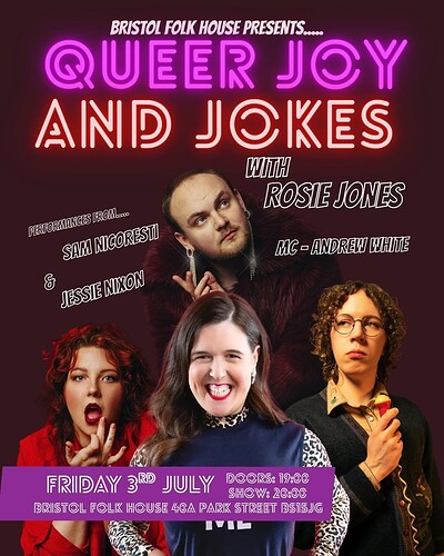 Queer Joy and Jokes at Bristol Folk House